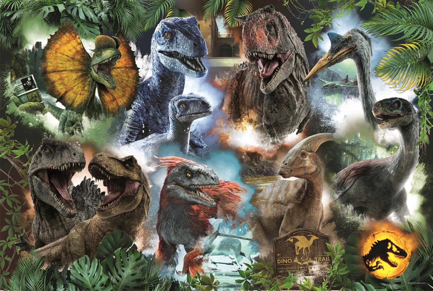 TREFL Puzzle Jurský svět: Nadvláda 300 dílků