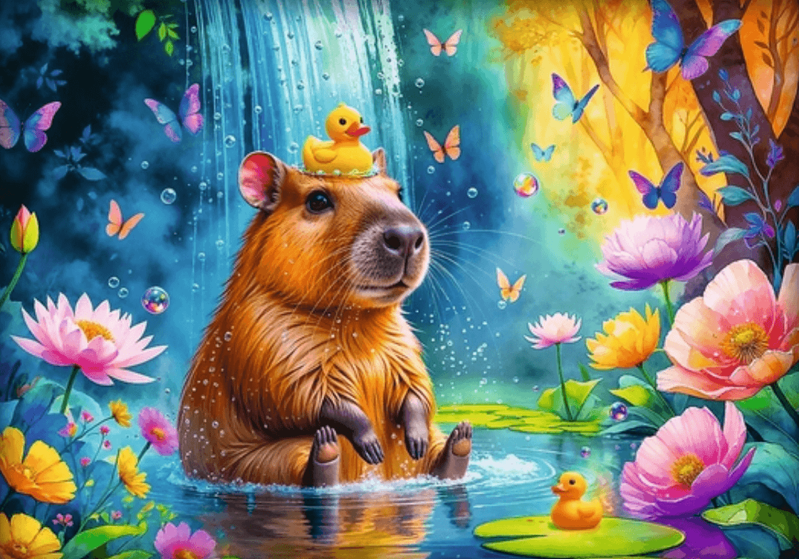 TREFL Puzzle Kapybara 1000 dílků