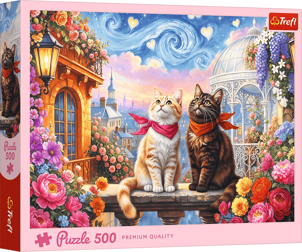 TREFL Puzzle Kočičí láska 500 dílků