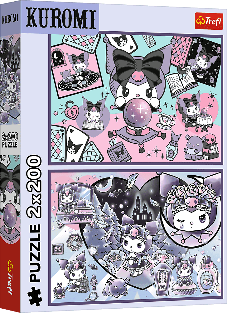 TREFL Puzzle Kuromi rošťárny 2x200 dílků