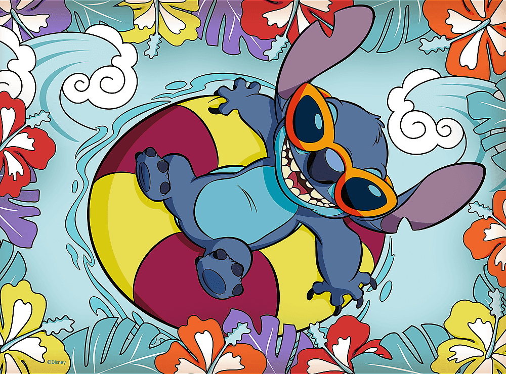 TREFL Puzzle Lilo&Stitch: Na prázdninách 30 dílků