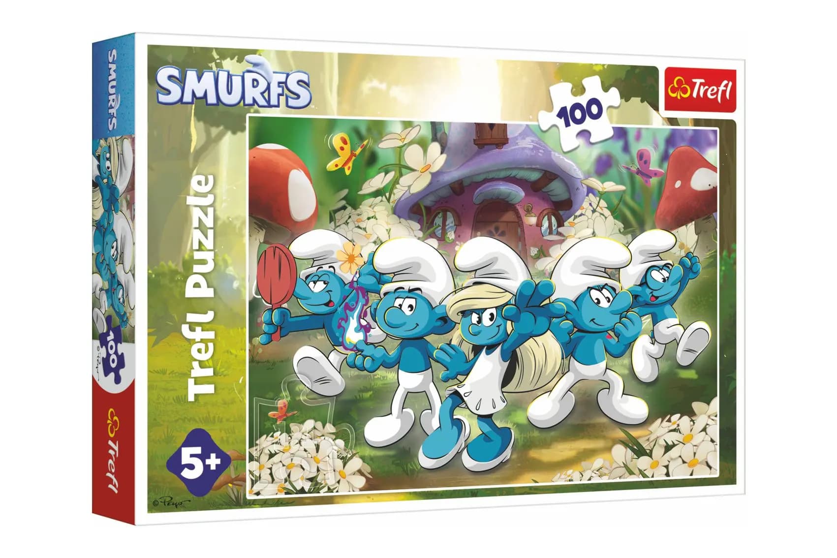 Trefl - Puzzle Meet the Smurfs - 100 dielov