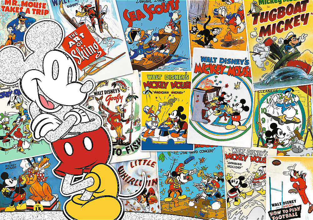 TREFL Puzzle Mickeyho svět 1000 dílků