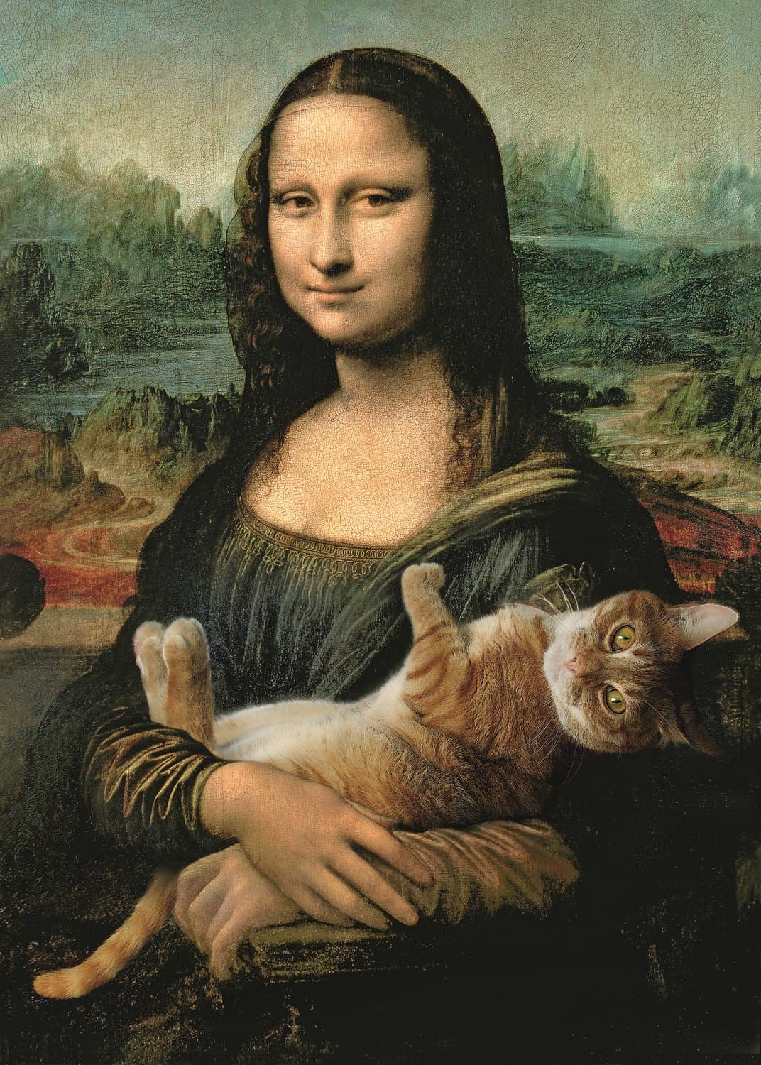 TREFL Puzzle Mona Lisa s kočkou 500 dílků