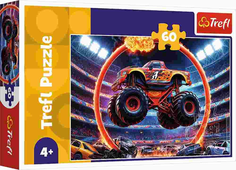 Trefl - Puzzle Monster Truck - 40-99 dielov