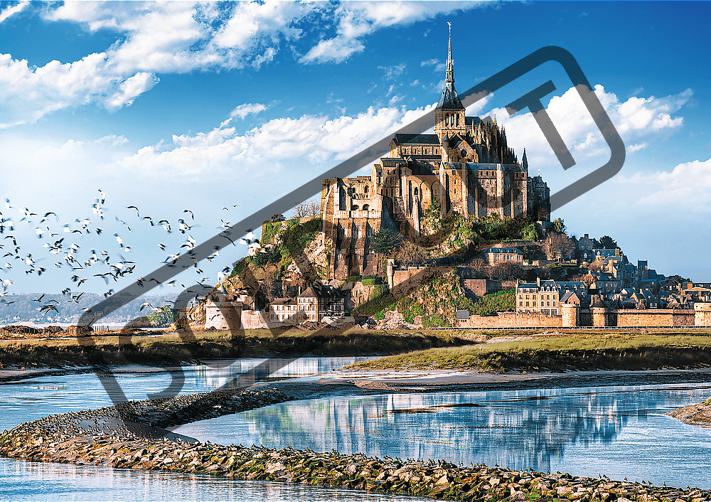 TREFL Puzzle Mont Saint Michel 1000 dílků