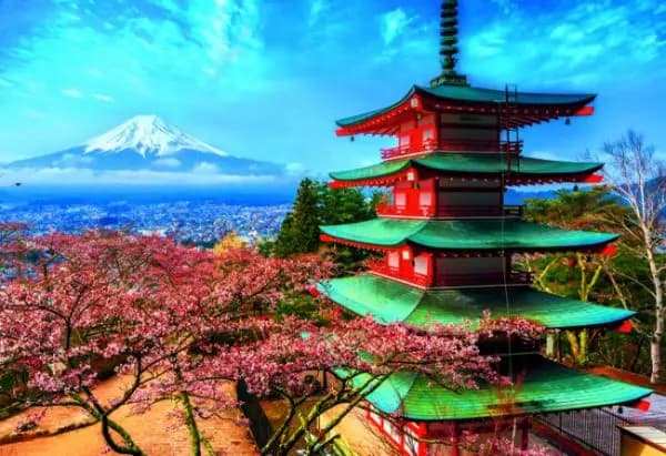 Trefl - Puzzle Mount Fuji, Japan - 1500 dielov