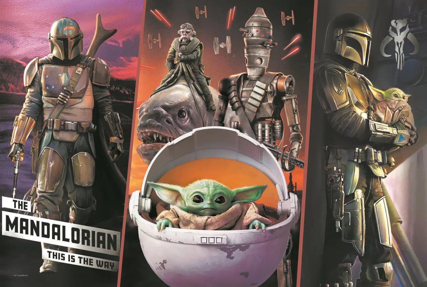 Trefl - Puzzle Mysterious Baby Yoda - 300 dielov