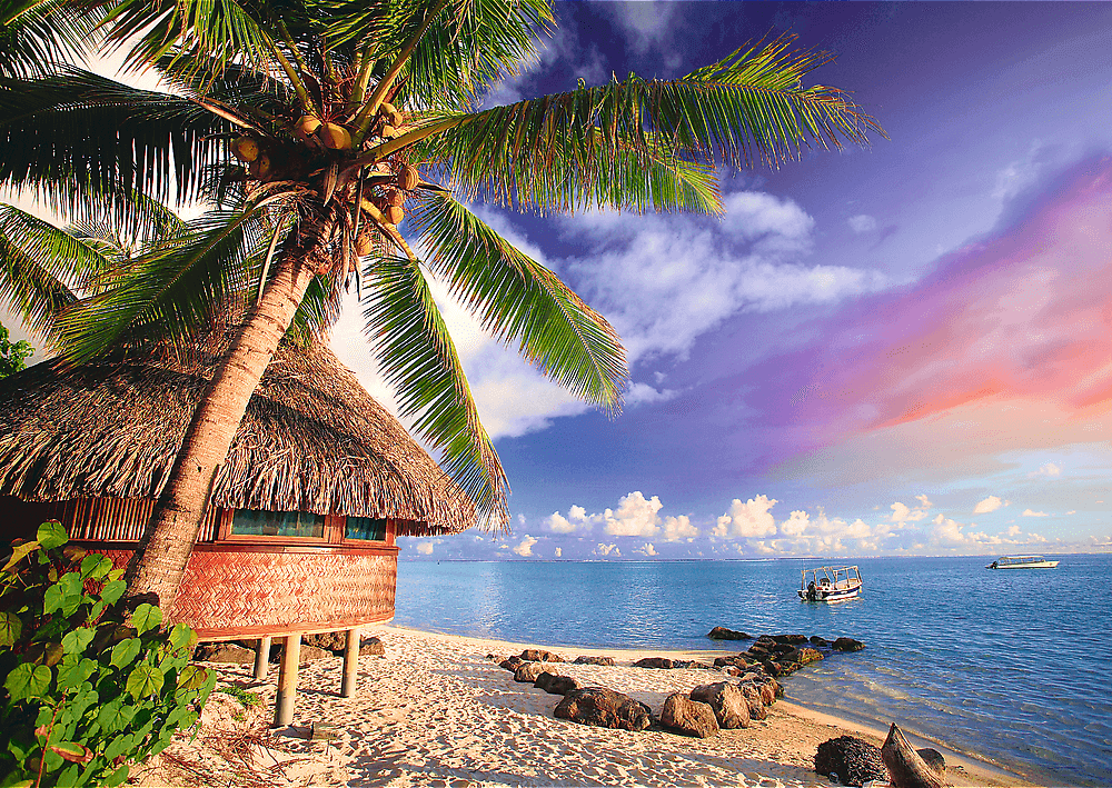 TREFL Puzzle Ostrov Bora-Bora 500 dílků