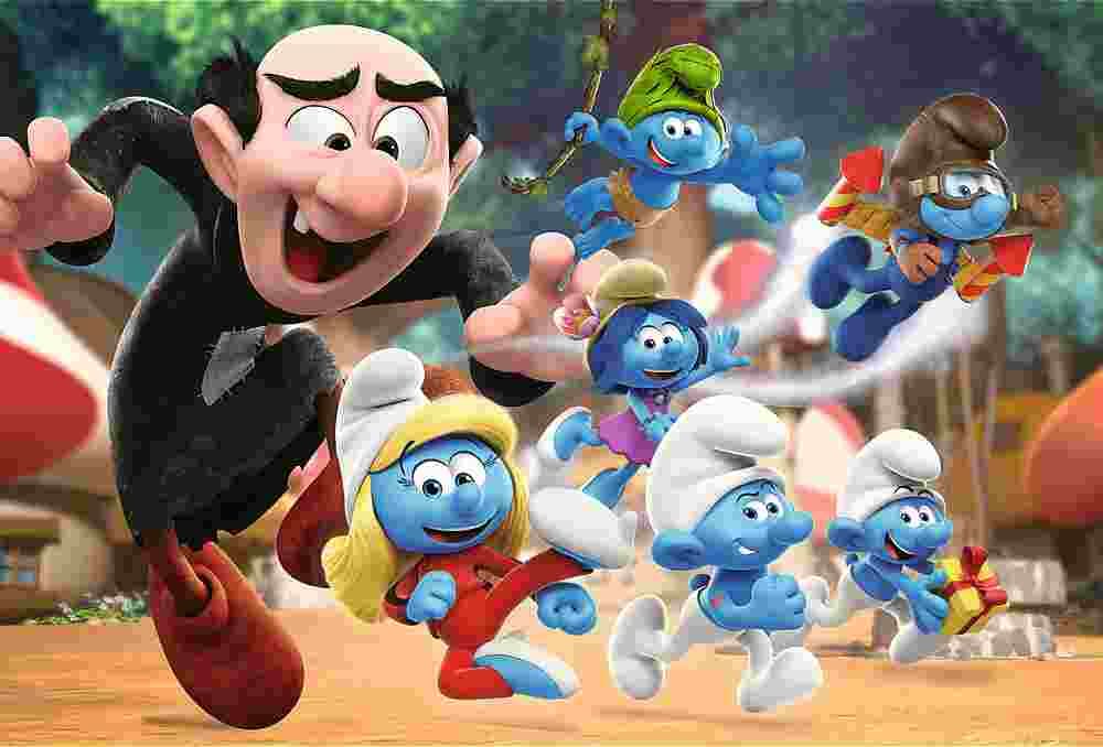 Trefl - Puzzle Papa Smurf's Lesseons - 100 dielov