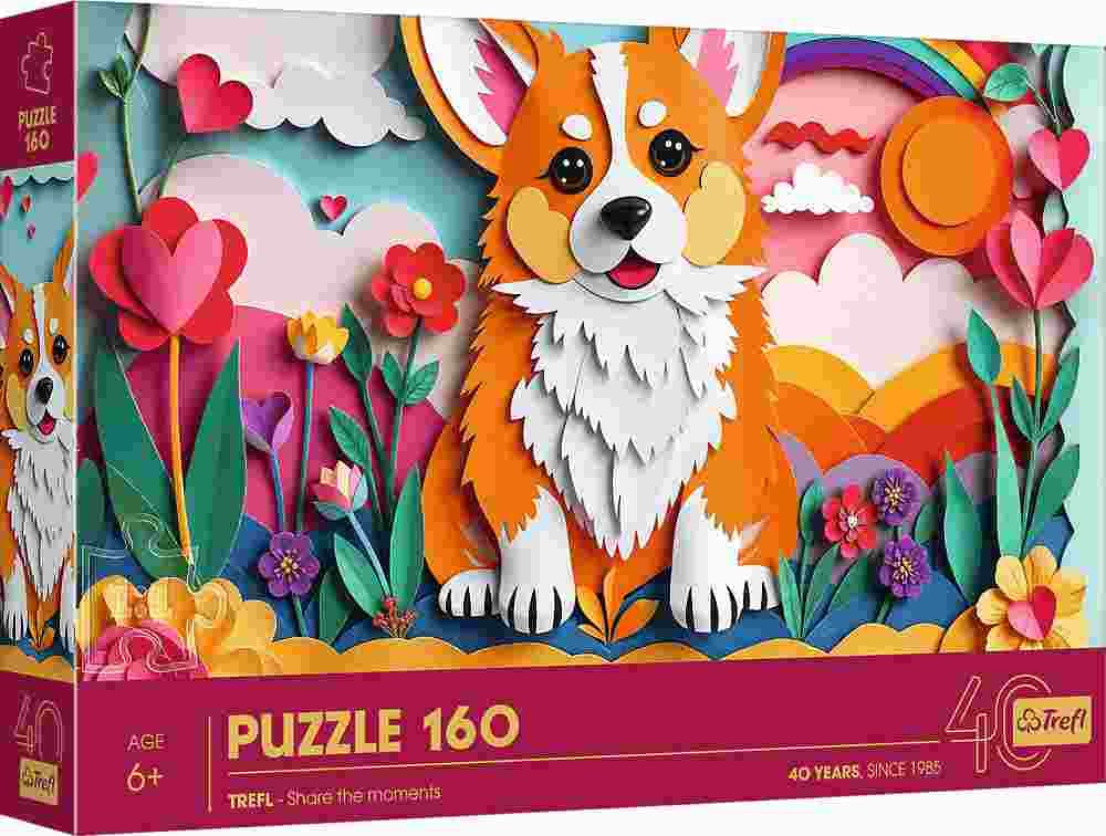 Trefl - Puzzle Paper Art: Little Dog - 160 dielov
