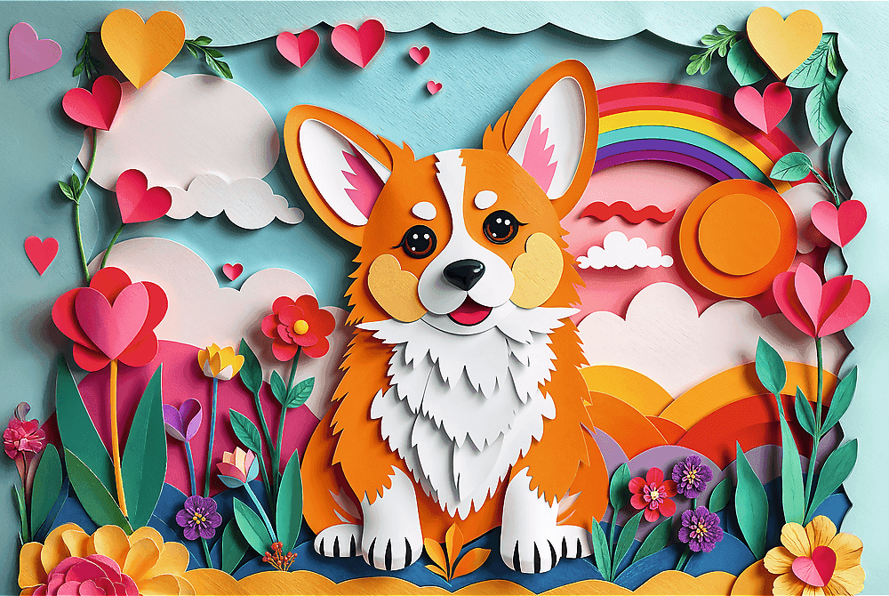 TREFL Puzzle Paper Art: Štěně 160 dílků
