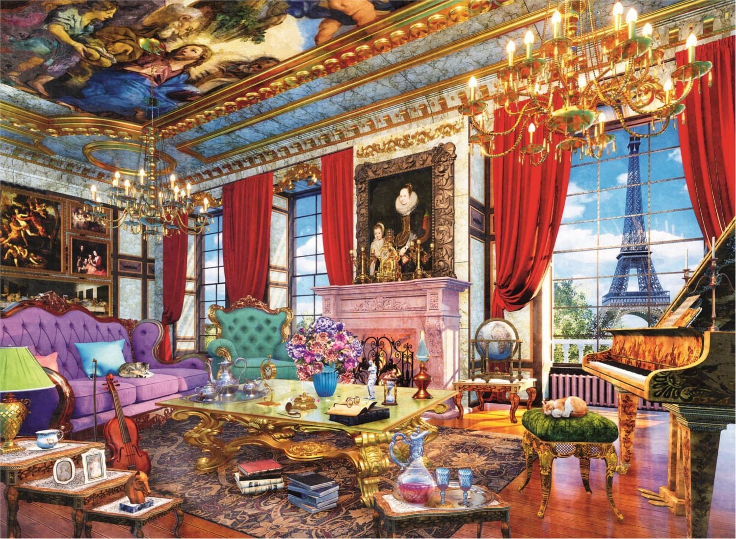 TREFL Puzzle Pařížský palác 3000 dílků