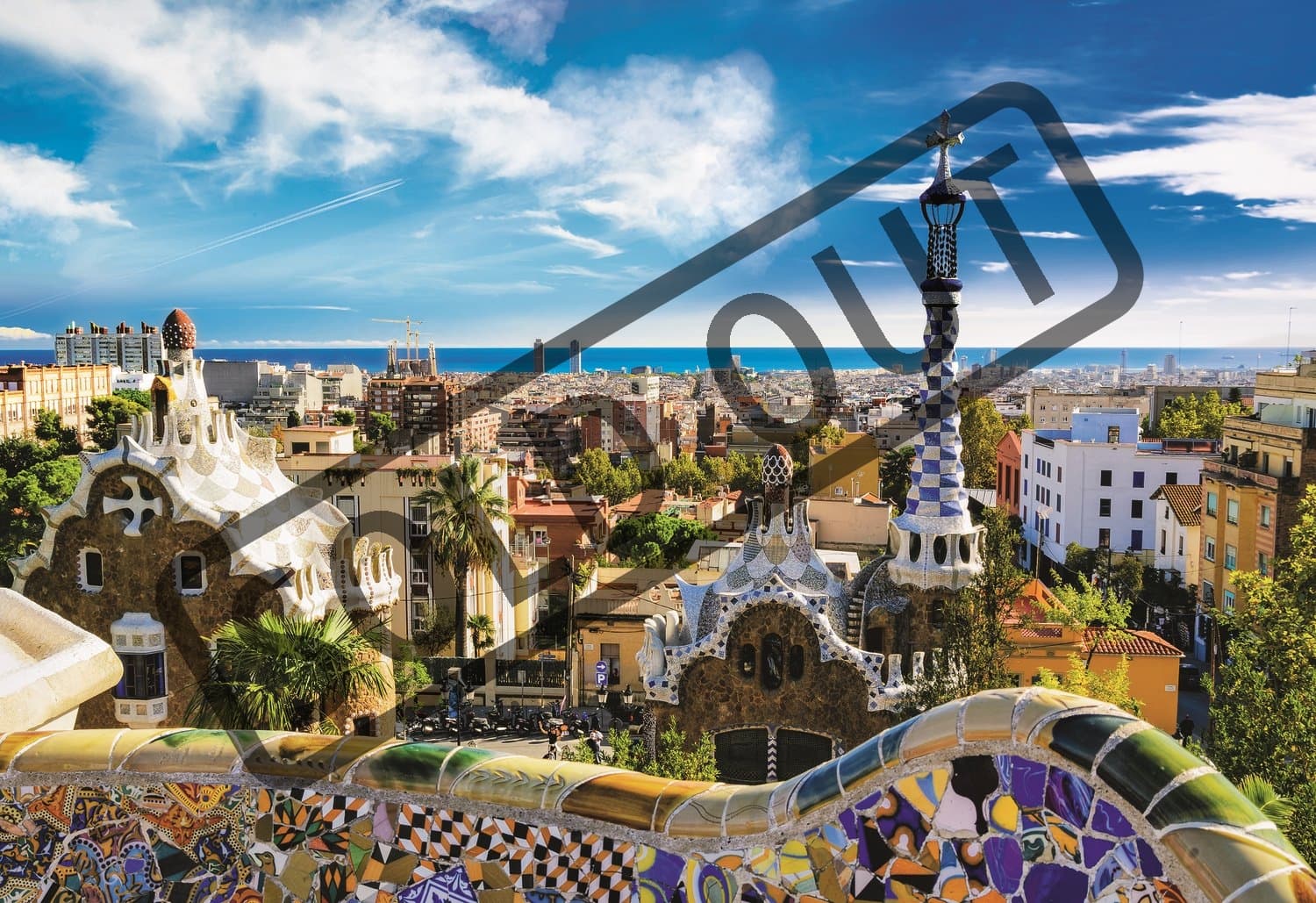 TREFL Puzzle Park Güell, Barcelona 1500 dílků