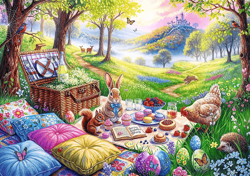TREFL Puzzle Piknik na louce 1000 dílků