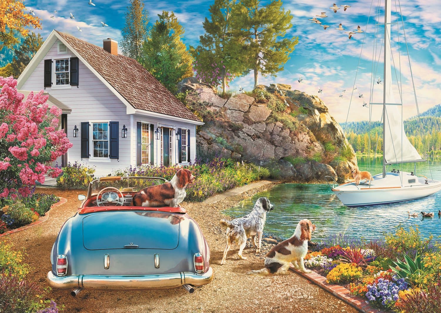 TREFL Puzzle Prázdninový ráj 2000 dílků