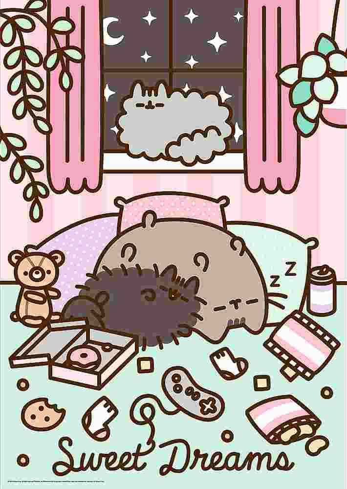 Trefl - Puzzle Premium Plus: Pusheen - 1000 dielov