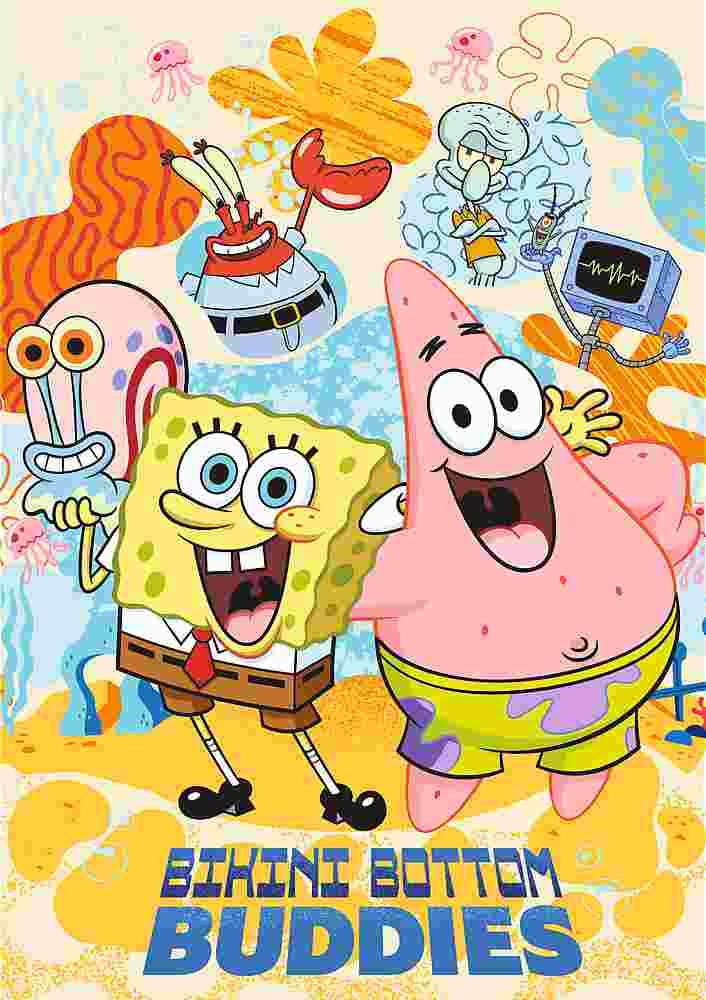Trefl - Puzzle Premium Plus: Spongebob - 1000 dielov