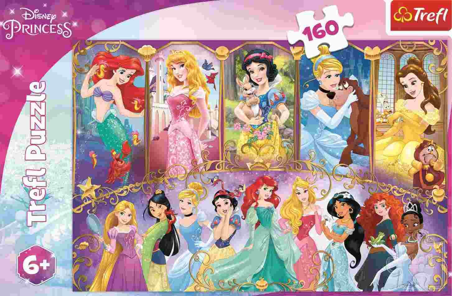 Trefl - Puzzle Princesses portraits - 160 dielov