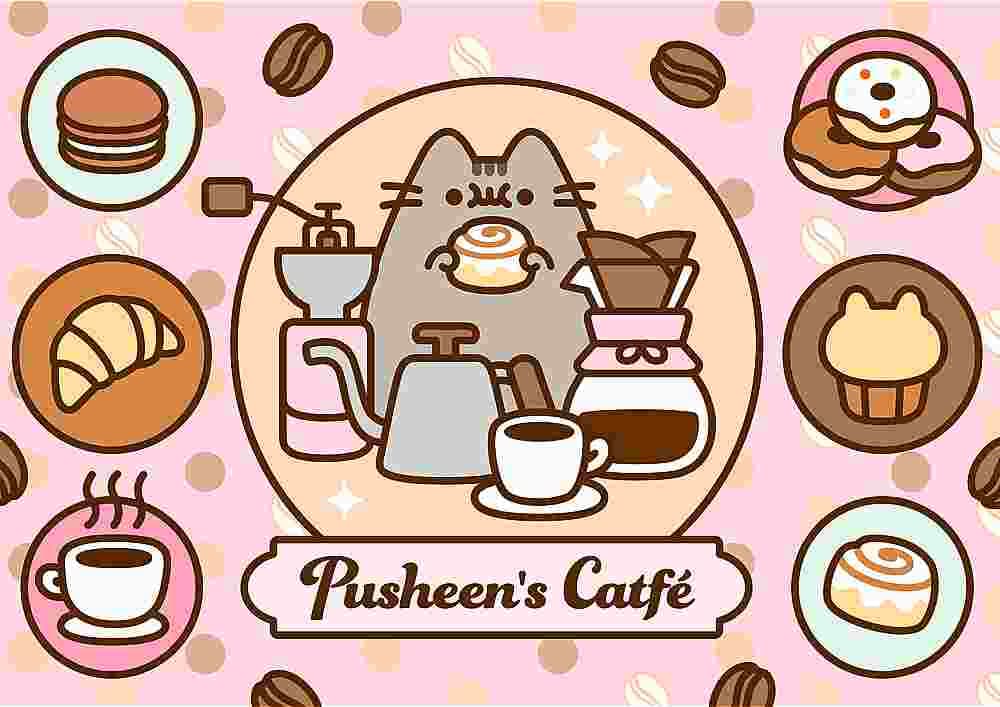 Trefl - Puzzle Pusheen´s Café - 500 dielov