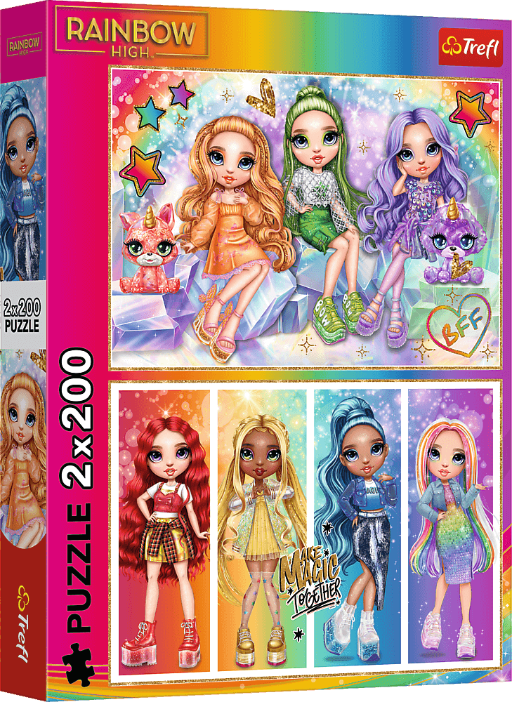 TREFL Puzzle Rainbow High 2x200 dílků