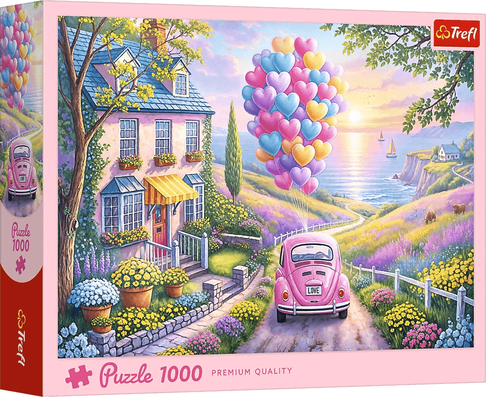 TREFL Puzzle Romantická jízda 1000 dílků