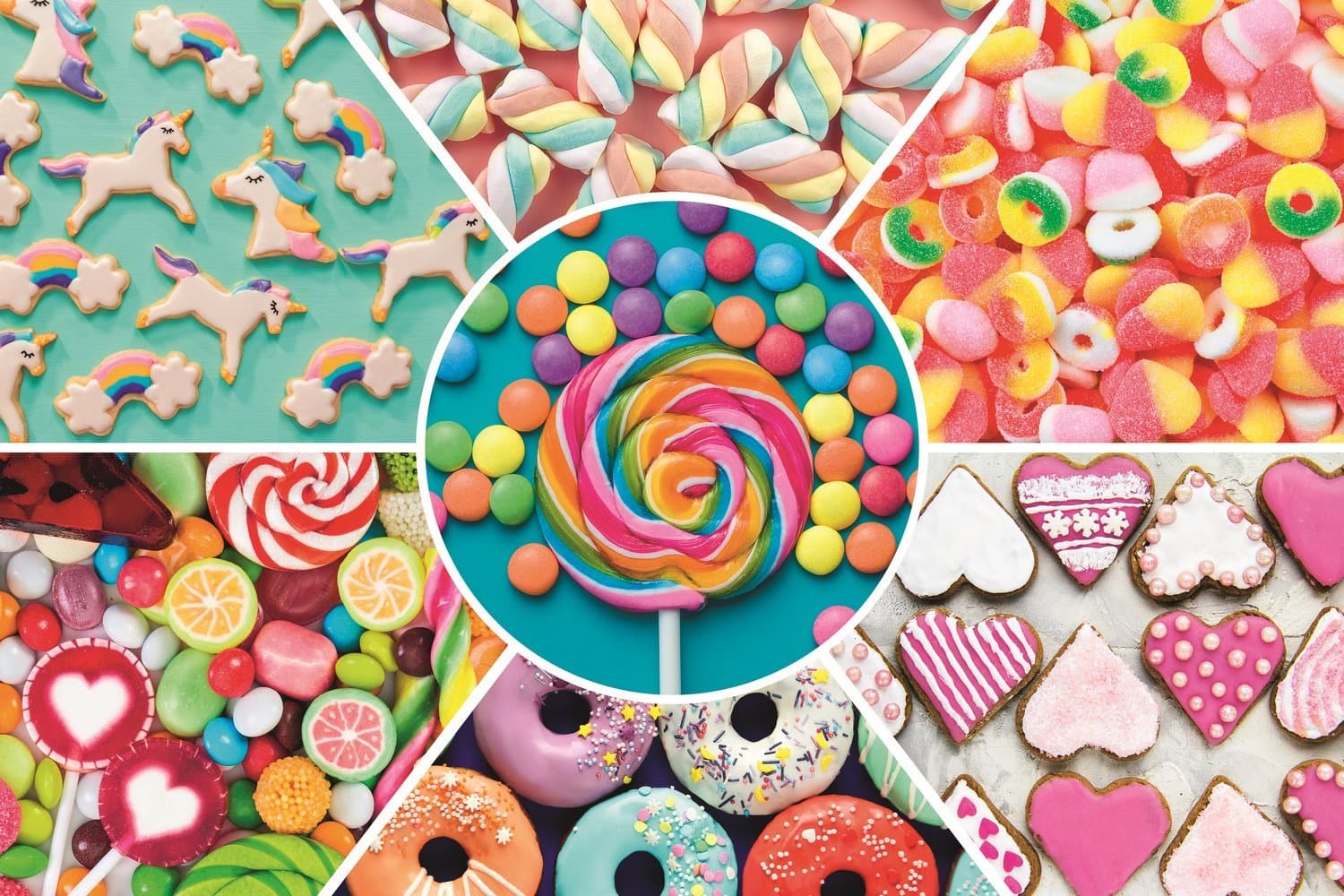 TREFL Puzzle Sladkosti 300 dílků