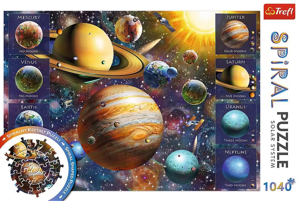 Trefl - Puzzle Solar system - spiral - 1000 dielov
