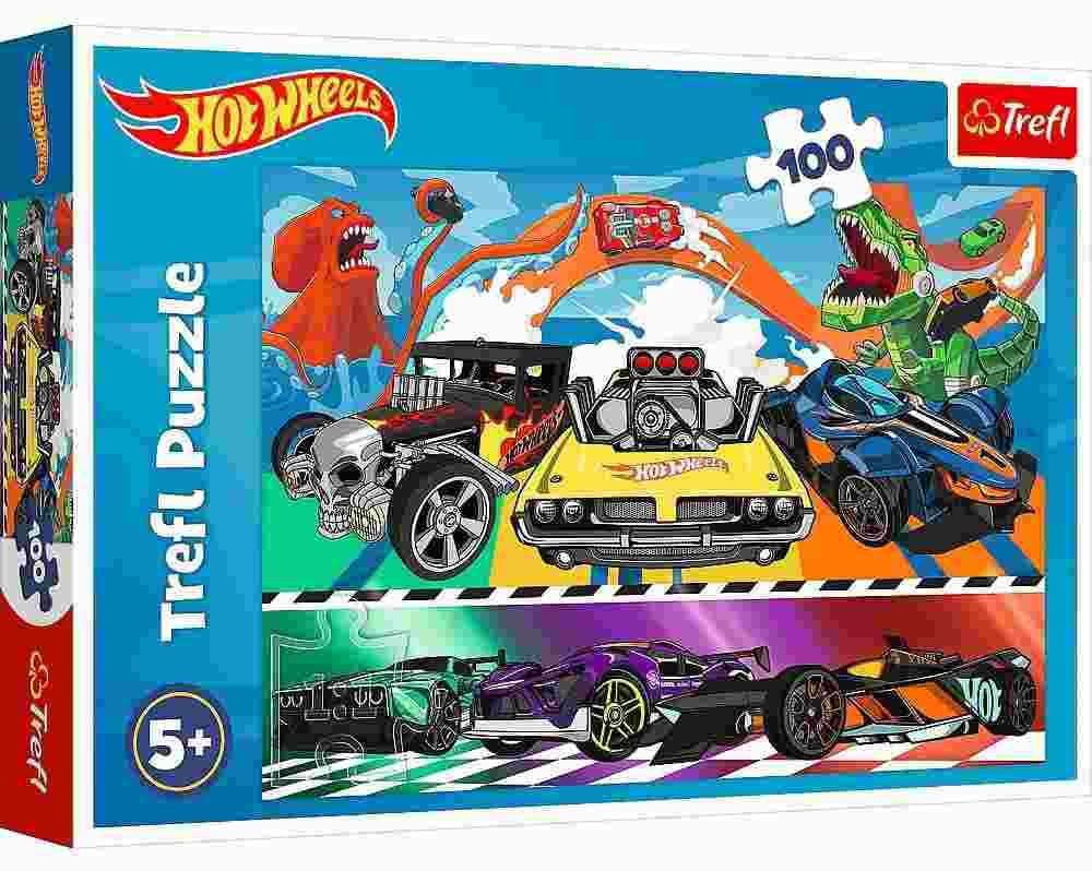 Trefl - Puzzle Speeding Hot Wheels - 100 dielov