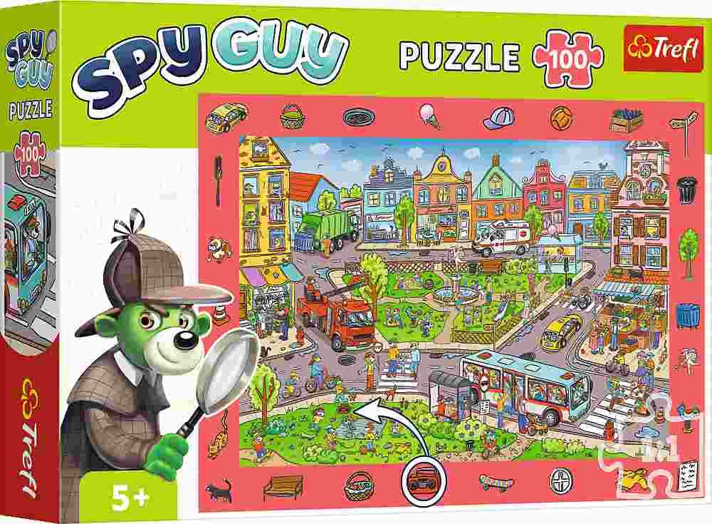Trefl - Puzzle Spy Guy Collection: City - 100 dielov