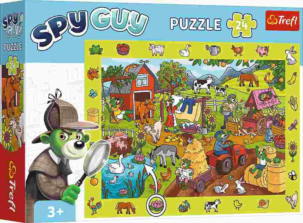 Trefl - Puzzle Spy Guy Collection: Farm - 1-39 dielov