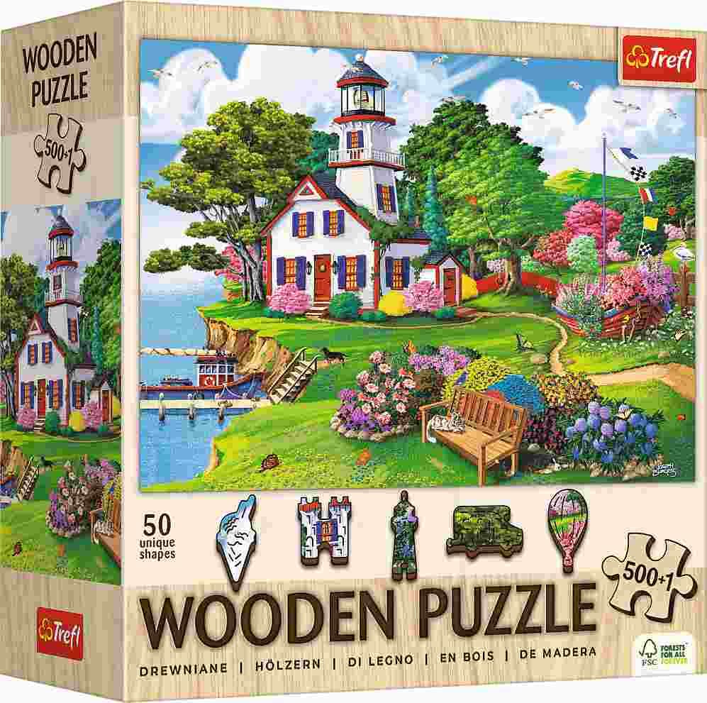 Trefl - Puzzle Summer Heaven wooden - 500 dielov