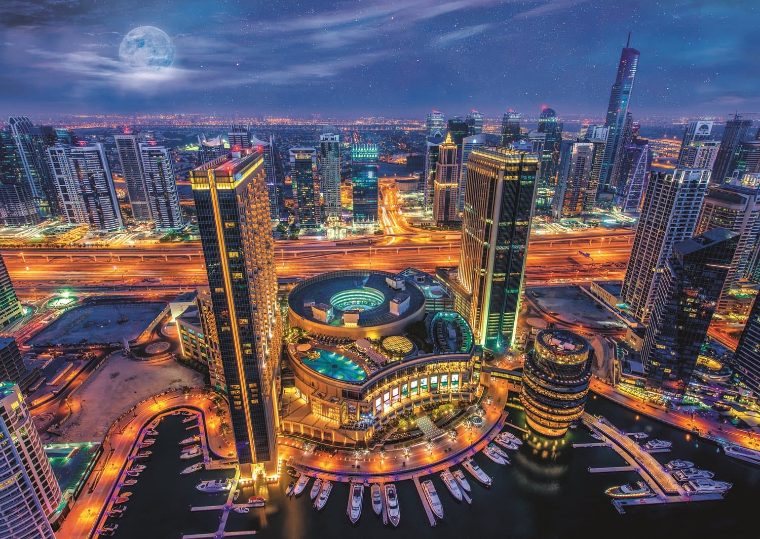 TREFL Puzzle Světla Dubaje 2000 dílků