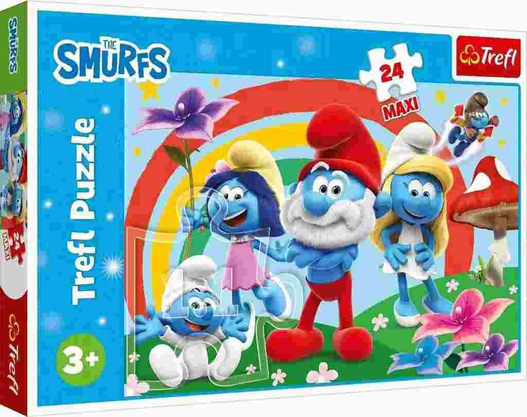 Trefl - Puzzle The Smurfs 24 maxi - 1-39 dielov