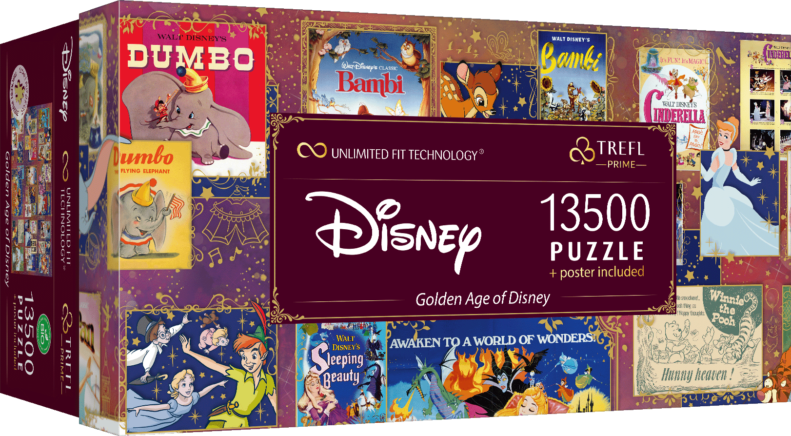 TREFL Puzzle UFT Zlatý věk Disney 13500 dílků