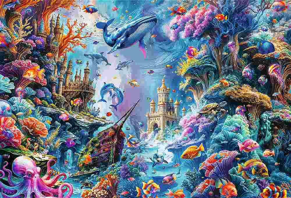 Trefl - Puzzle Underwater World - 1500 dielov