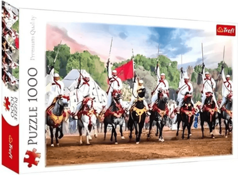 TREFL Puzzle Útok jezdců 1000 dílků