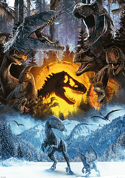 TREFL Puzzle V Jurském světě 1000 dílků