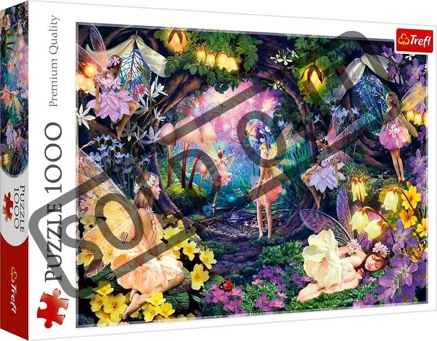 TREFL Puzzle Veselý čas víl 1000 dílků