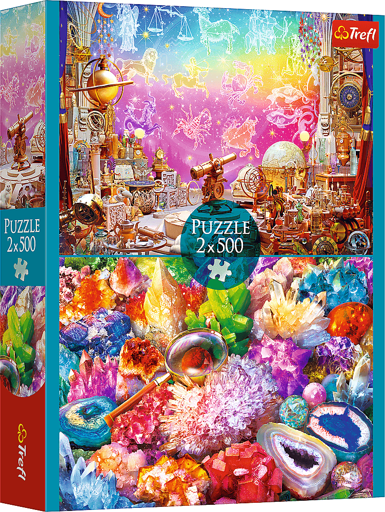 TREFL Puzzle Vesmír a krystaly 2x500 dílků