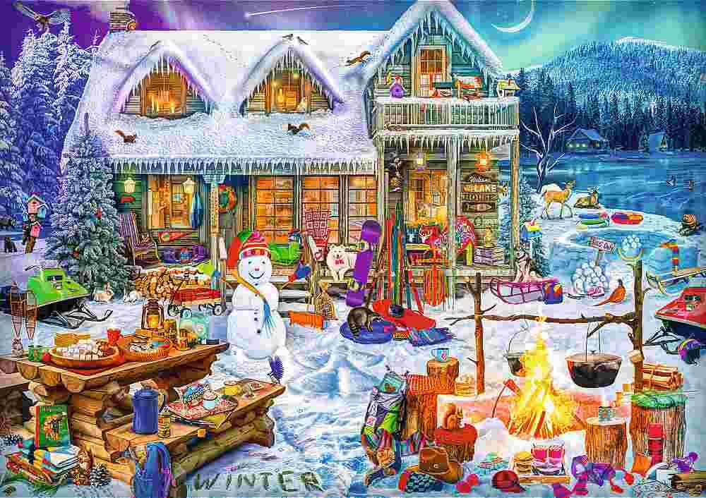 Trefl - Puzzle Winter Time - 1000 dielov