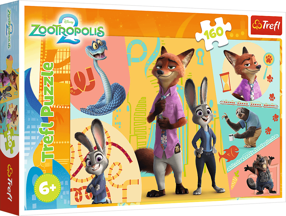 TREFL Puzzle Zootropolis 2, 160 dílků