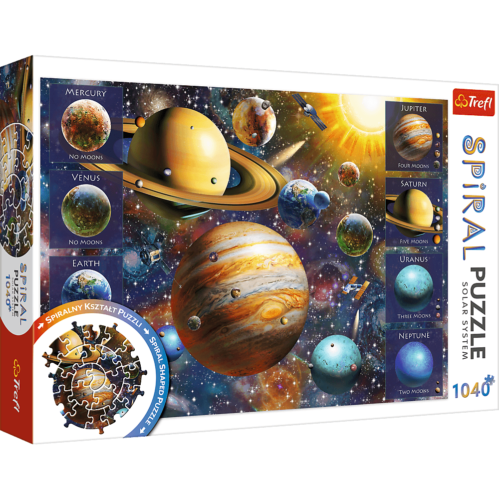 TREFL Spiral puzzle Sluneční soustava 1040 dílků