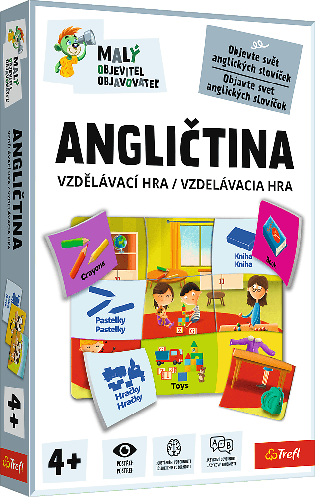 TREFL Vzdělávací hra Malý objevitel: Angličtina