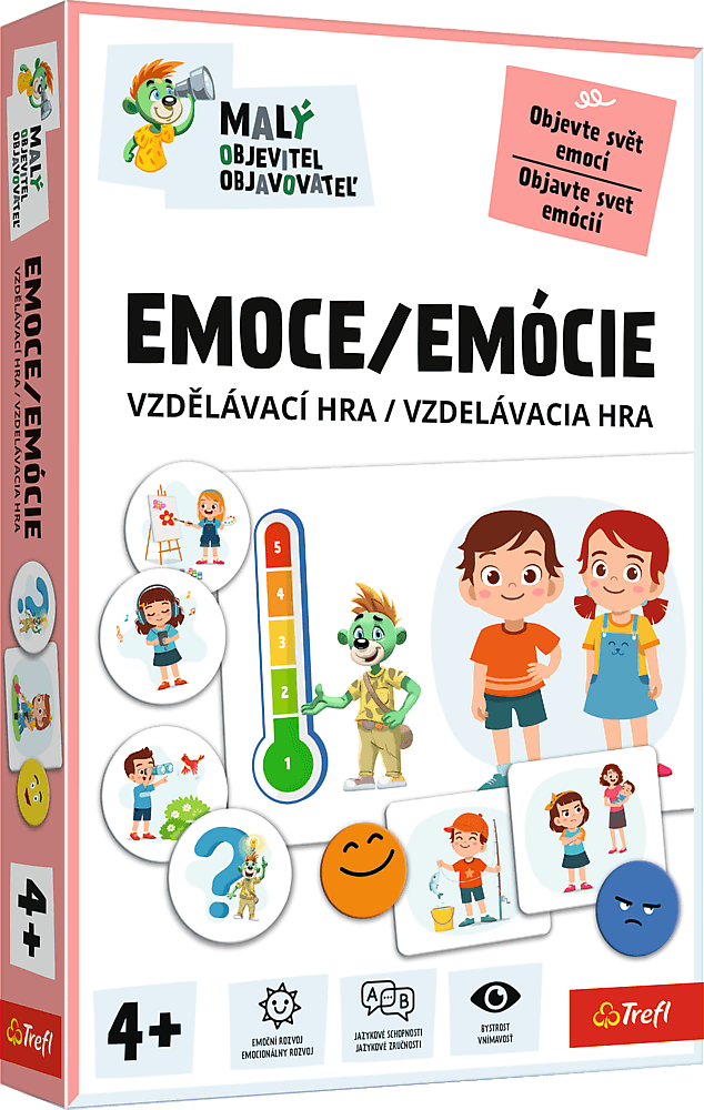 TREFL Vzdělávací hra Malý objevitel: Emoce