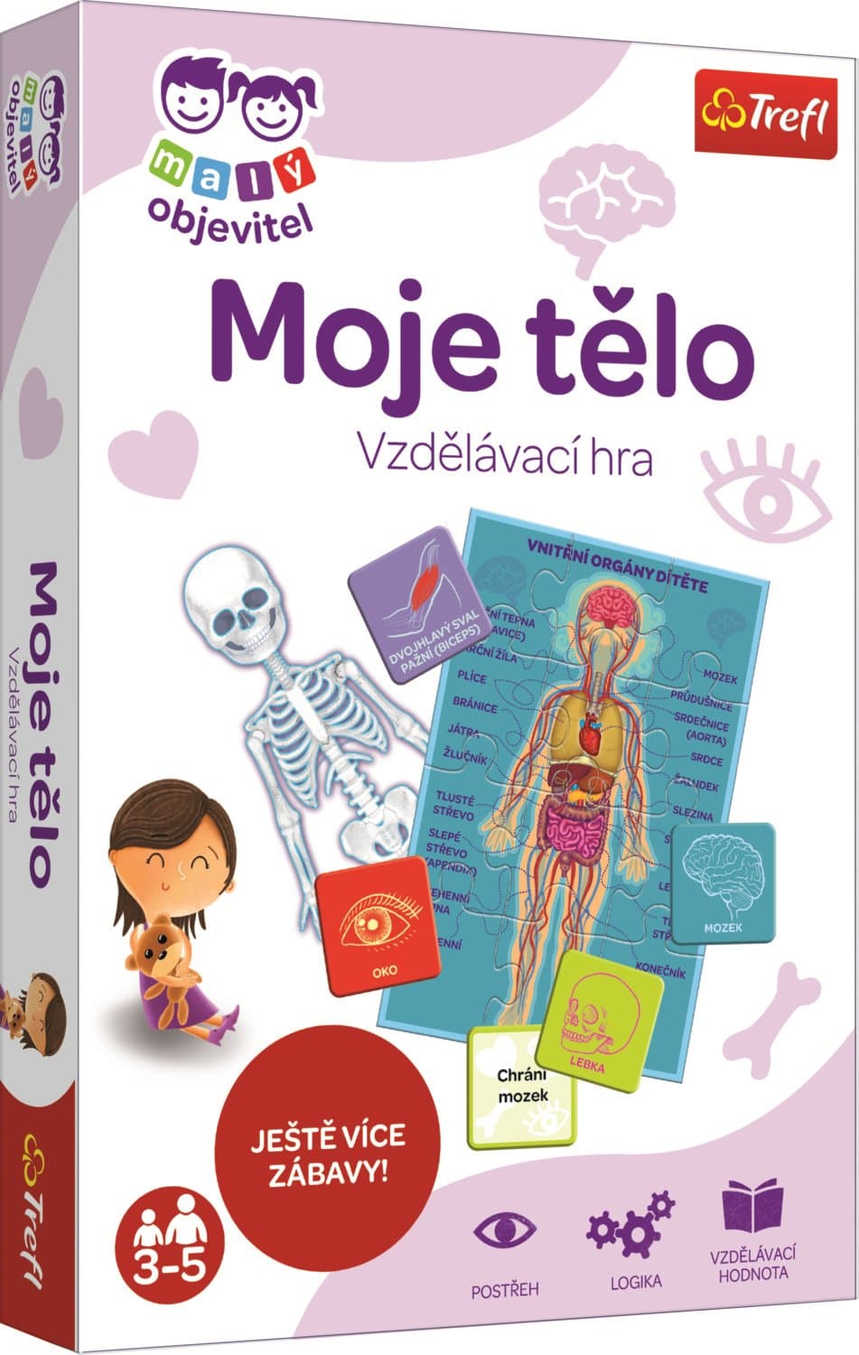TREFL Vzdělávací hra Malý objevitel: Moje tělo