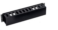 TRITON 19" 2U plastový panel, čierny