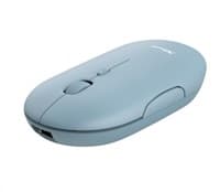 TRUST myš PUCK, bezdrôtová, USB, modrá, bluetooth