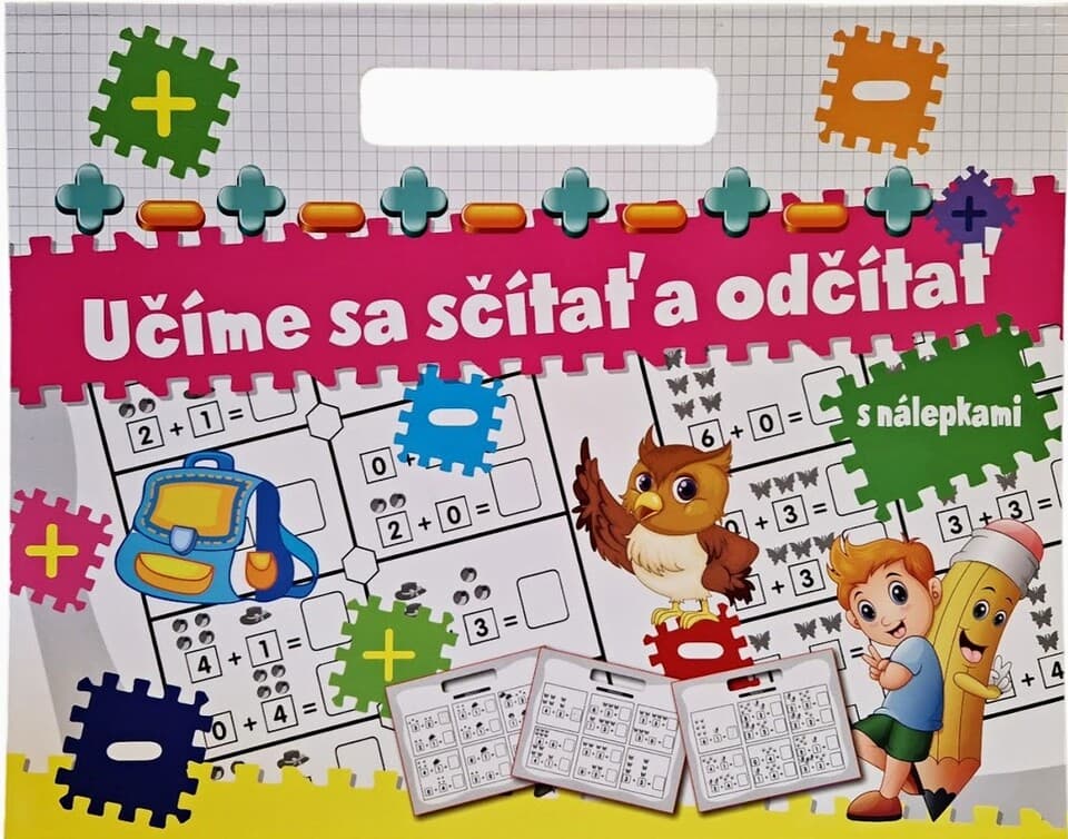 Učíme sa sčítať a odčítať s nálepkami