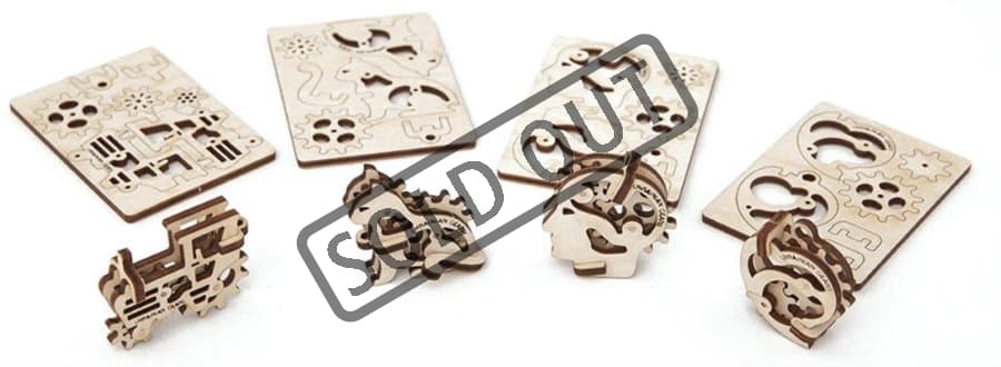 UGEARS 3D puzzle mini sada Drobnůstky